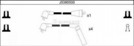 Комплект проводов зажигания NIPPARTS J5380500 (фото 1)