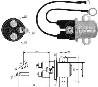 Детали стартеров / генераторов ZM ZM1409