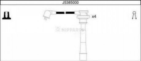 Комплект проводов зажигания NIPPARTS J5385000 (фото 1)