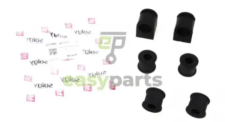 Комплект втулок стабілізатора (переднього) MB Sprinter 408-416 96- (d=24mm) Solgy 201177