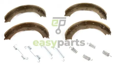 Колодки ручника MB Sprinter/VW Crafter 06- (180x25) (з пружинками) Solgy 209051