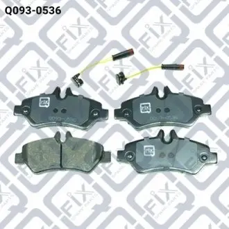 КОЛОДКИ ТОРМ ЗАДН ДИСК Q-fix Q0930536