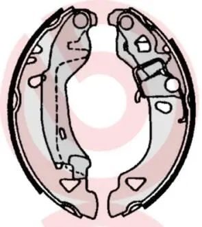 Фото 1 - комплект тормозных колодок BREMBO S23 513 Комплект тормозных колодок BREMBO S23 513 (фото 1)