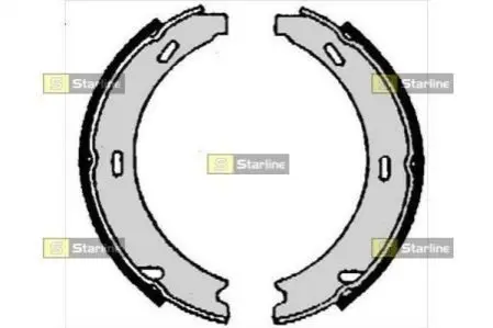 Тормозные колодки барабанные STARLINE BC 06870