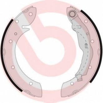 Комплект тормозных колодок BREMBO S68 521 (фото 1)