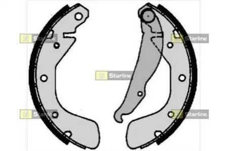 Тормозные колодки барабанные STARLINE BC 06790