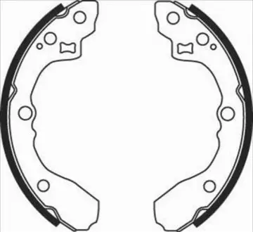 Тормозные колодки барабанные STARLINE BC 08060