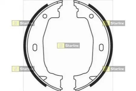 Тормозные колодки барабанные STARLINE BC 08100