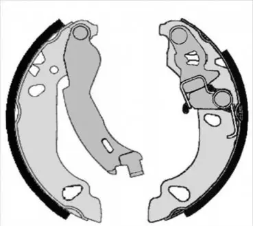 Гальмівні колодки барабанні STARLINE BC 08230