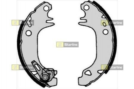 Тормозные колодки барабанные STARLINE BC 04930