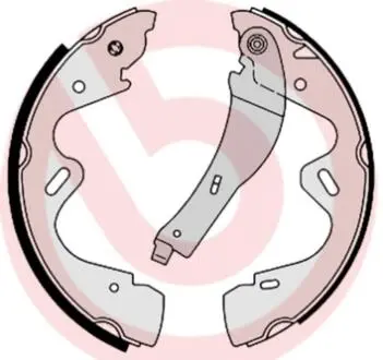 Комплект тормозных колодок BREMBO S56 517
