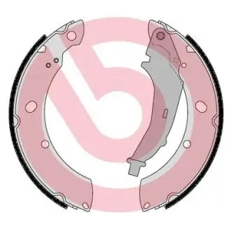 Колодки гальмівні барабанні (комплект 4 шт) BREMBO S85 544