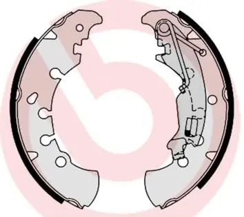 Фото 1 - комплект тормозных колодок BREMBO S23 555 Комплект тормозных колодок BREMBO S23 555 (фото 1)