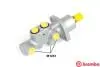 Гальмівний циліндр головний BREMBO M61 075 (фото 1)