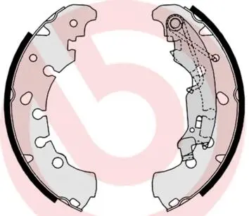 Комплект тормозных колодок BREMBO S23 530 (фото 1)