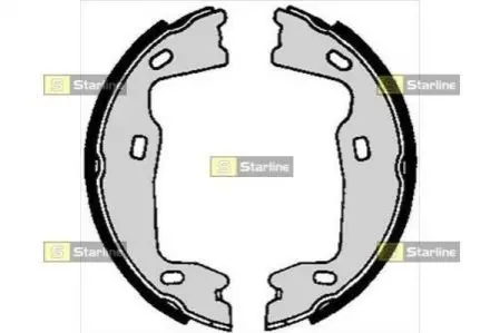 Тормозные колодки барабанные STARLINE BC 02570
