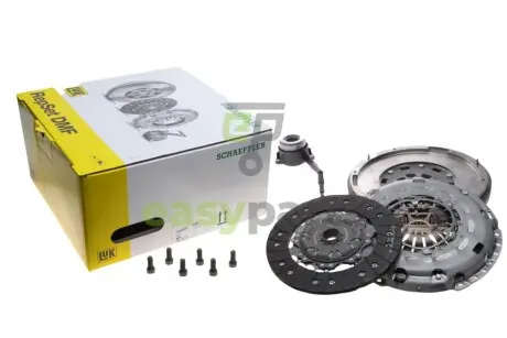 Демпфер + комплект зчеплення VW T5 2.0TDI 4motion 09-15, 100/103kw, CAAC,CCHA,CCHB,CAAE LuK 600 0321 00