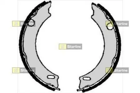 Тормозные колодки барабанные STARLINE BC 06900