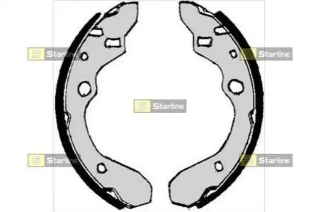 Тормозные колодки барабанные STARLINE BC 07010