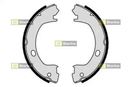 Гальмівні колодки барабанні STARLINE BC 01015