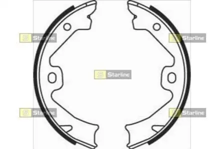 Гальмівні колодки барабанні STARLINE BC 08140