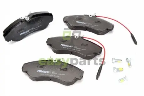 Комплект тормозных колодок, дисковый тормоз FERODO FVR968