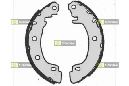 Тормозные колодки барабанные STARLINE BC 07170