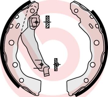 Комплект тормозных колодок BREMBO S54 515 (фото 1)