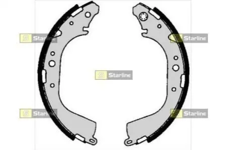 Тормозные колодки барабанные STARLINE BC 06710