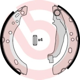 Гальмівні колодки барабанні BREMBO S56 507