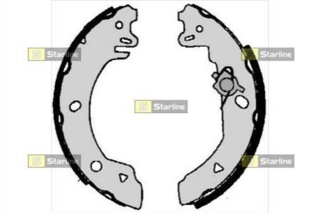 Тормозные колодки барабанные STARLINE BC 05770