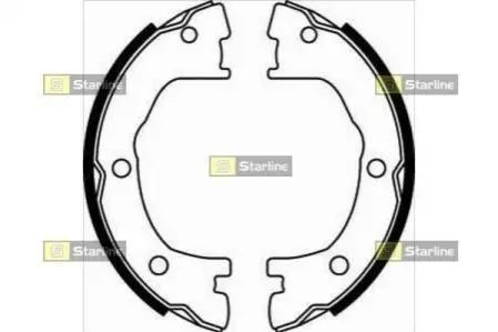 Гальмівні колодки барабанні STARLINE BC 07800