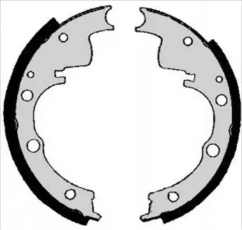 Гальмiвнi колодки барабанні STARLINE BC 00250B