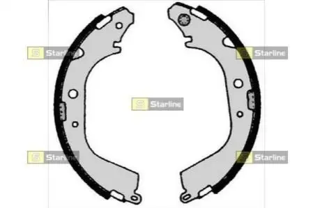 Тормозные колодки барабанные STARLINE BC 05280