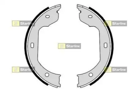 Тормозные колодки барабанные STARLINE BC 09110
