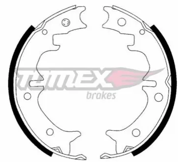 Тормозные колодки барабанные TOMEX 2176