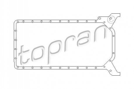 Прокладка масляного пiддона TOPRAN / HANS PRIES 401220 (фото 1)