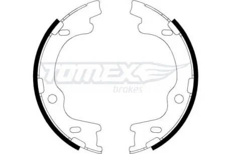 Гальмiвнi колодки барабаннi TOMEX 2220