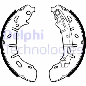 Гальмiвнi колодки барабаннi Delphi LS2050