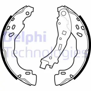 Гальмiвнi колодки барабаннi Delphi LS2065