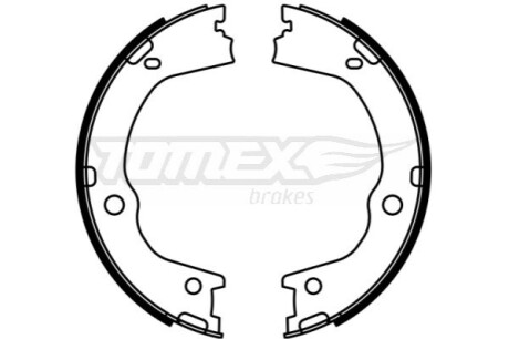 Гальмiвнi колодки барабаннi TOMEX 2306