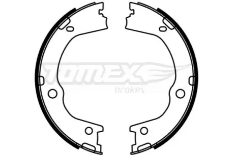 Гальмiвнi колодки барабаннi TOMEX 2306