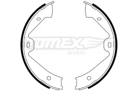 Гальмiвнi колодки барабаннi TOMEX 2311