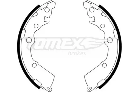 Гальмiвнi колодки барабаннi TOMEX 2318
