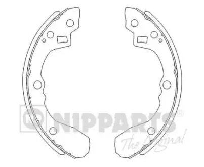 Гальмiвнi колодки барабаннi NIPPARTS J3500321