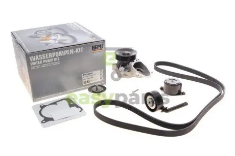 Комплект ременя генератора + помпа BMW 3 (E46) 2.0D 01-06/5 (E60/E61) 2.0/3.0D 05-10 HEPU PK04661