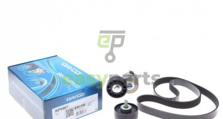 Комплект ременя генератора Iveco Daily VI 2.3D 14- DAYCO KPV867