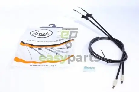 Трос ручника (задній) Ford Focus II 04-12 (1500/1388+1450/1338mm) LINEX 15.02.05