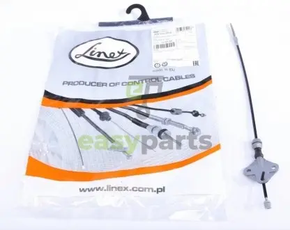 Трос ручника (передній) Ford B-Max/Fiesta/Courier 08- (408mm) LINEX 15.02.56