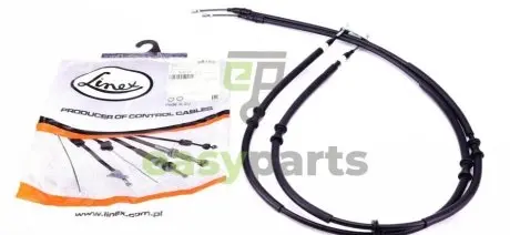 Трос ручника Opel Astra G 1.2-2.2DTI (1592/1403mm) (к-кт) LINEX 32.01.70